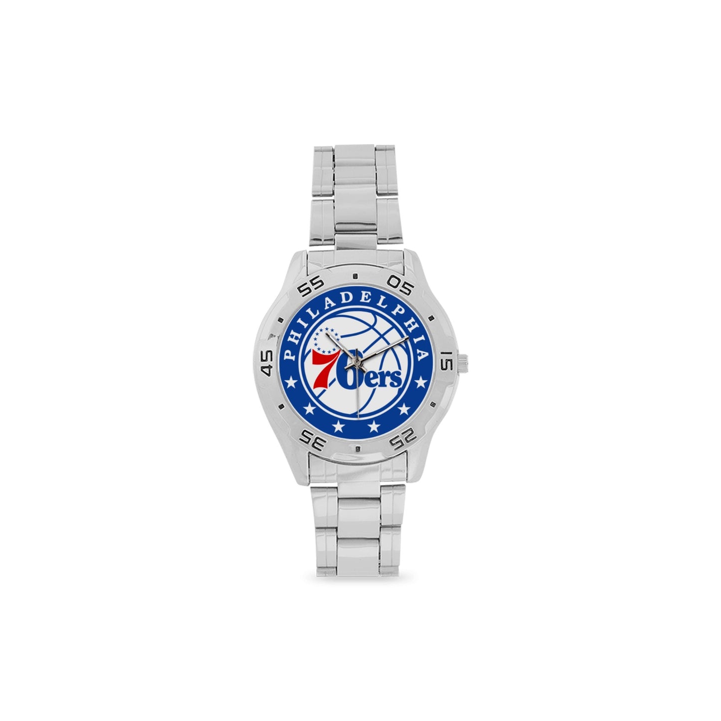 Philadelphia 76ers Men's Stainless Steel Analog Watch