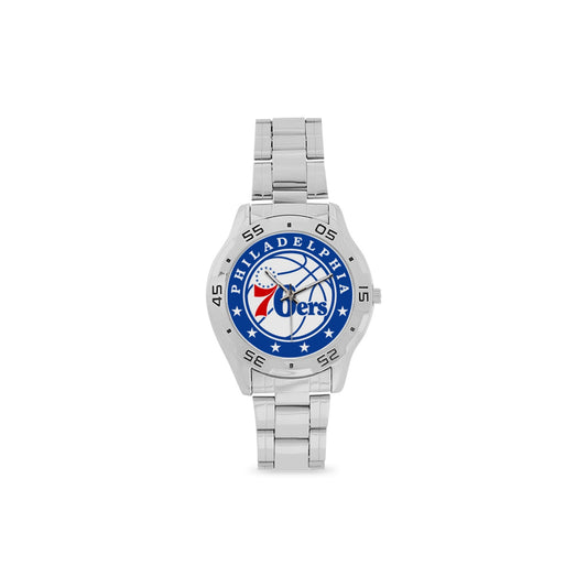 Philadelphia 76ers Men's Stainless Steel Analog Watch