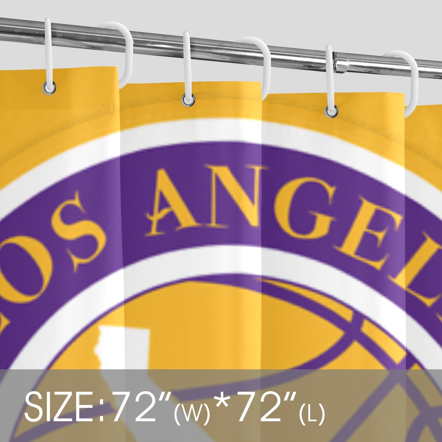 LA LAKERS SHOWER CURTAIN