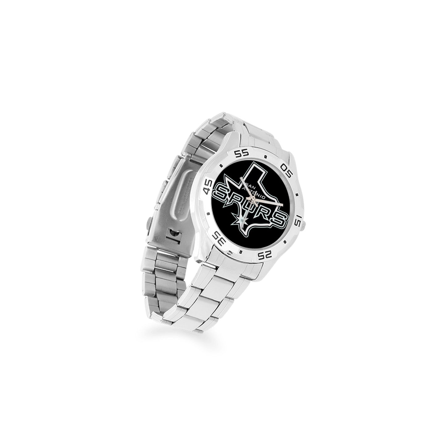 San Antonio Spurs Men's Stainless Steel Analog Watch