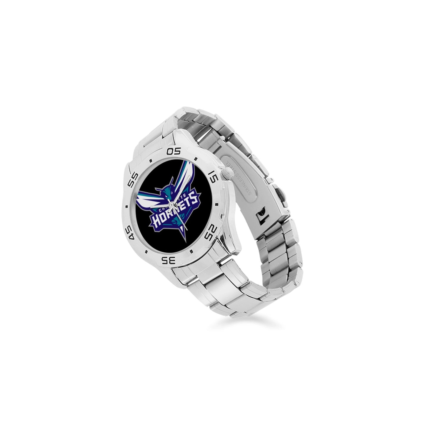 Charlotte Hornets Men's Stainless Steel Analog Watch