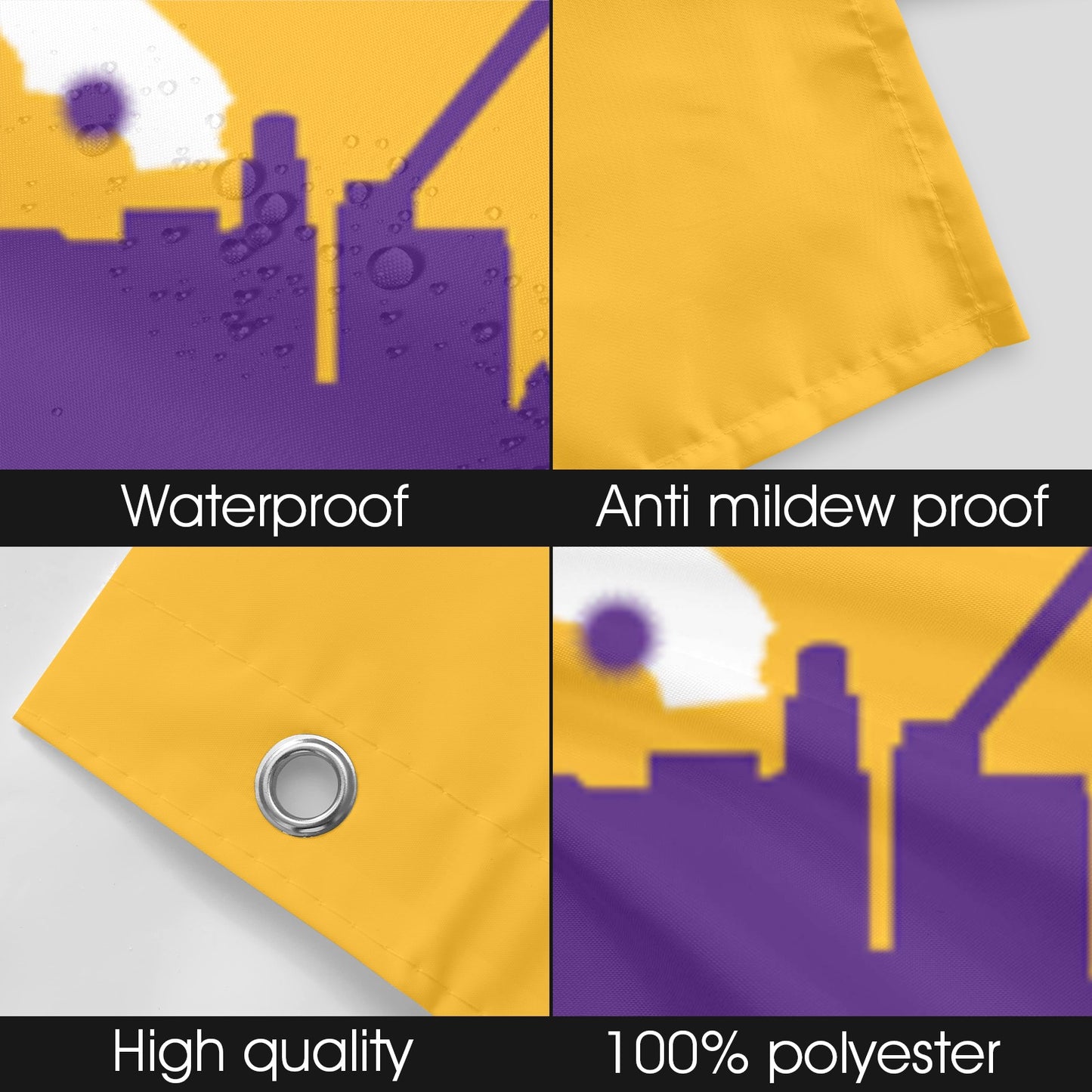 LA LAKERS SHOWER CURTAIN