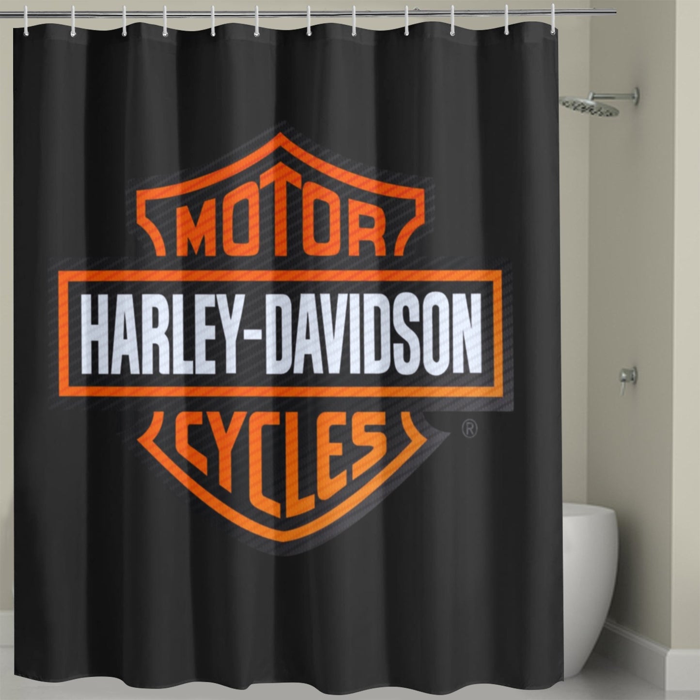 HARLEY DAVIDSON SHOWER CURTAIN