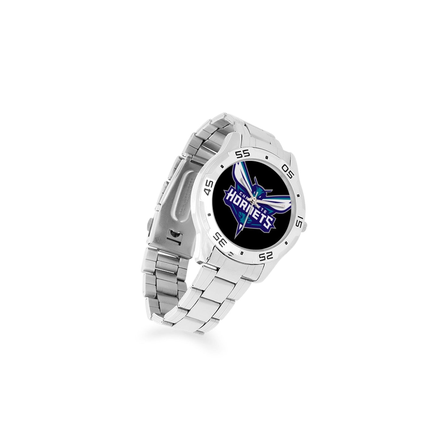 Charlotte Hornets Men's Stainless Steel Analog Watch