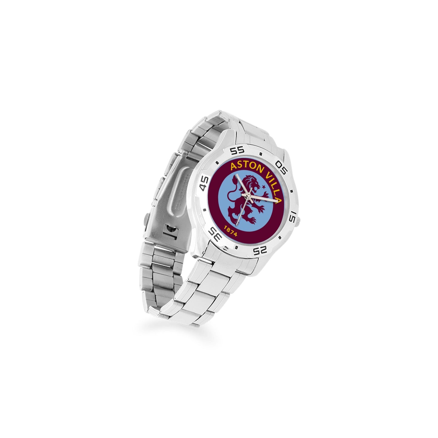 Aston Villa Men's Stainless Steel Analog Watch