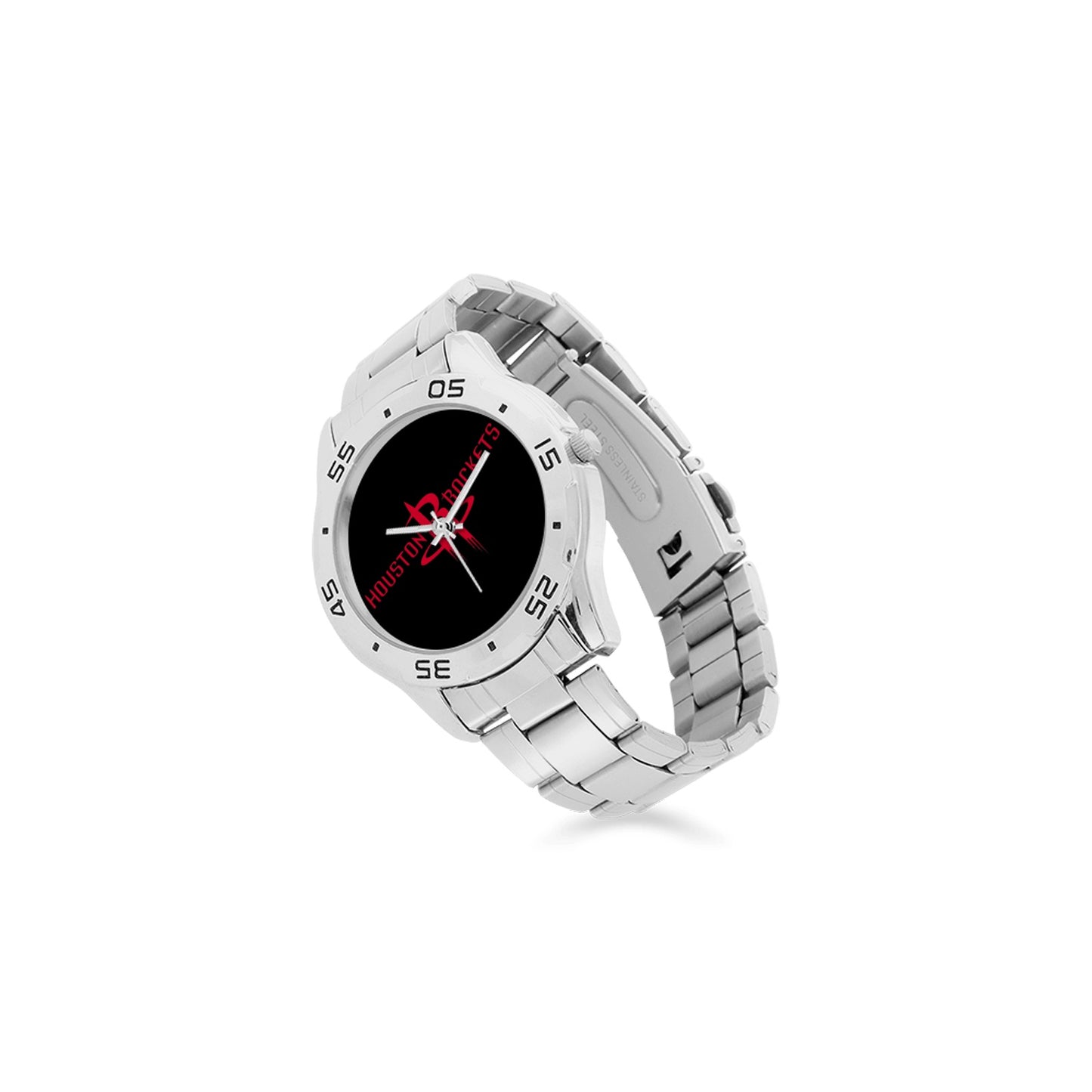 Houston Rockets Men's Stainless Steel Analog Watch