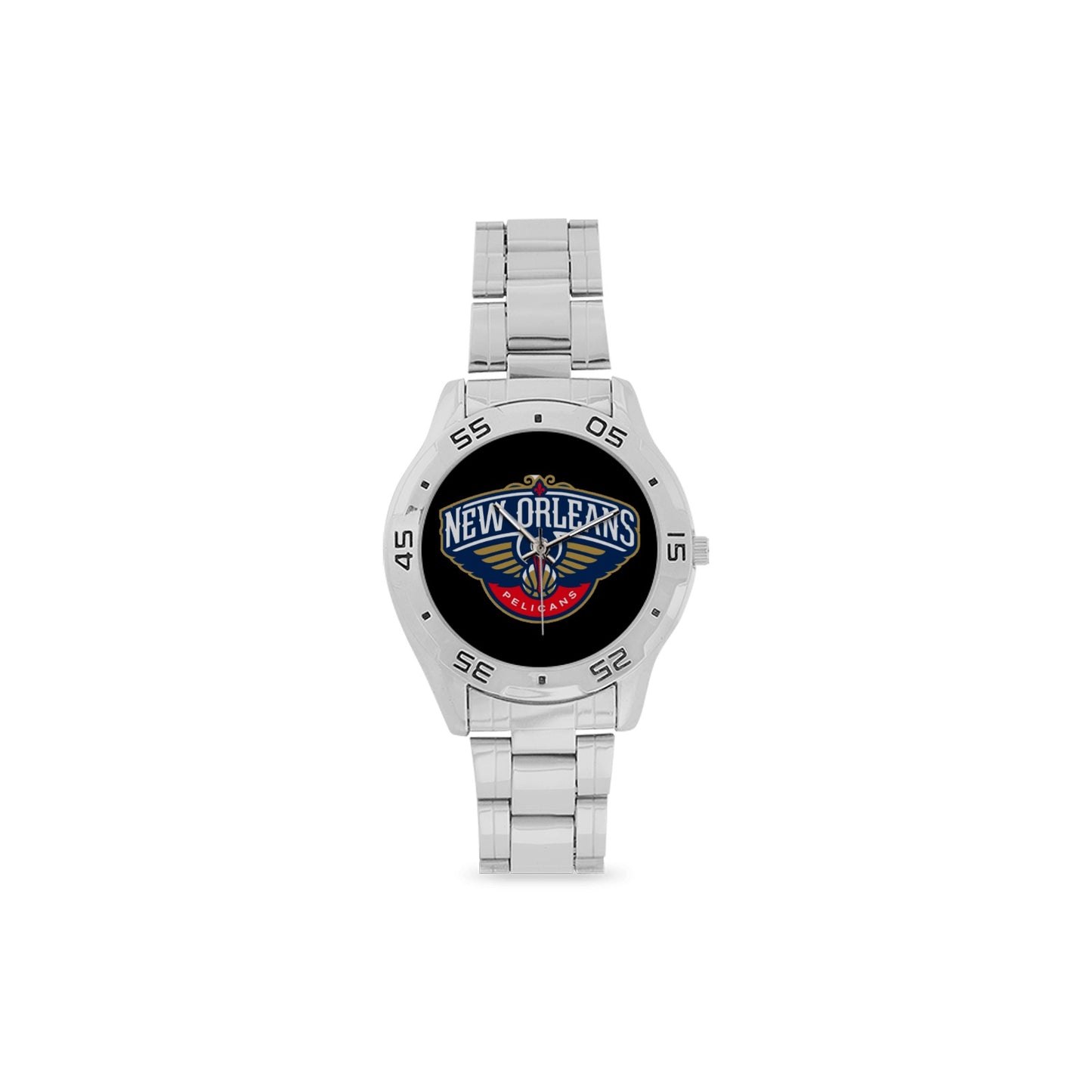 New Orleans Pelicans Men's Stainless Steel Analog Watch