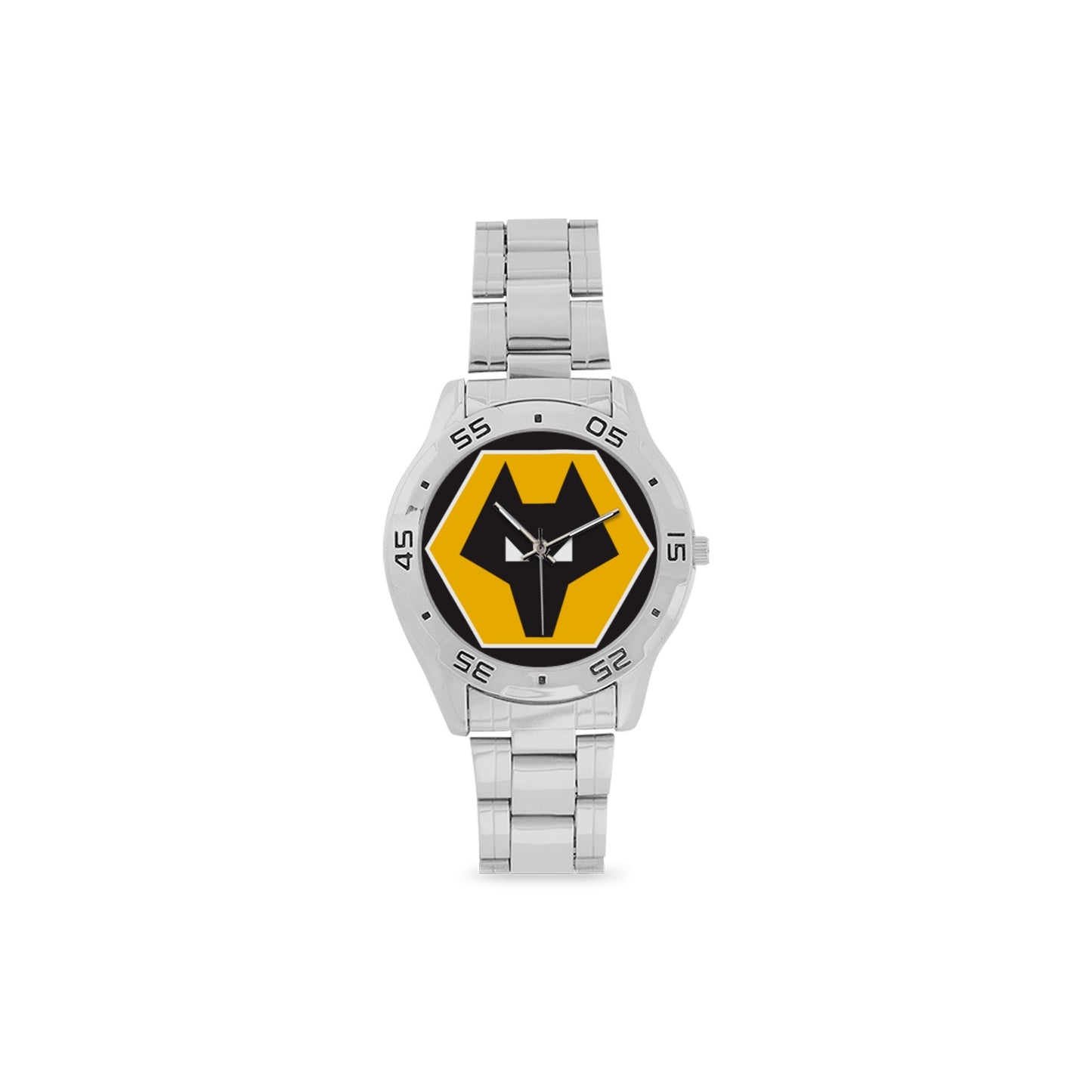 Wolves Men's Stainless Steel Analog Watch