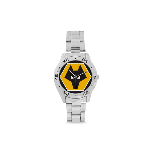 Wolves Men's Stainless Steel Analog Watch