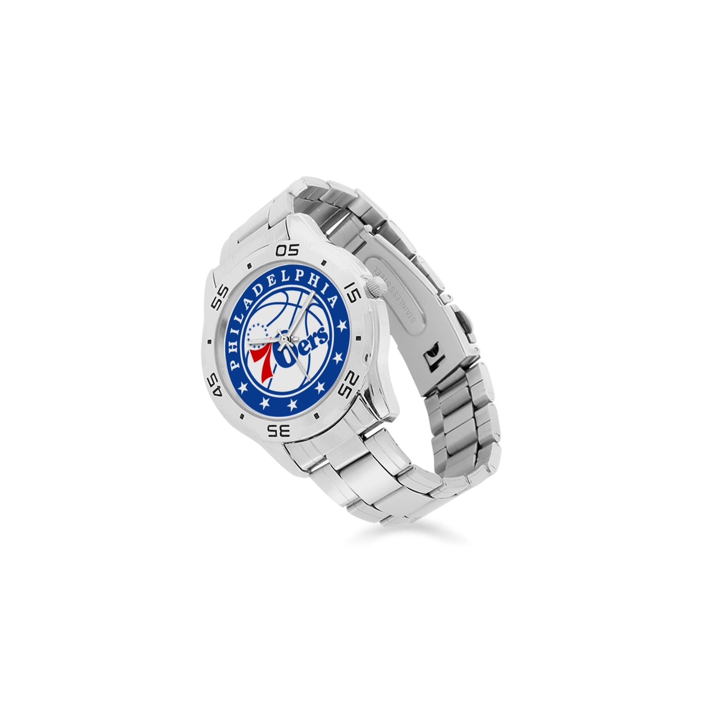 Philadelphia 76ers Men's Stainless Steel Analog Watch