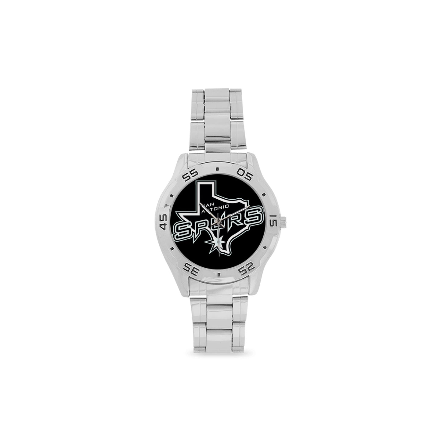 San Antonio Spurs Men's Stainless Steel Analog Watch