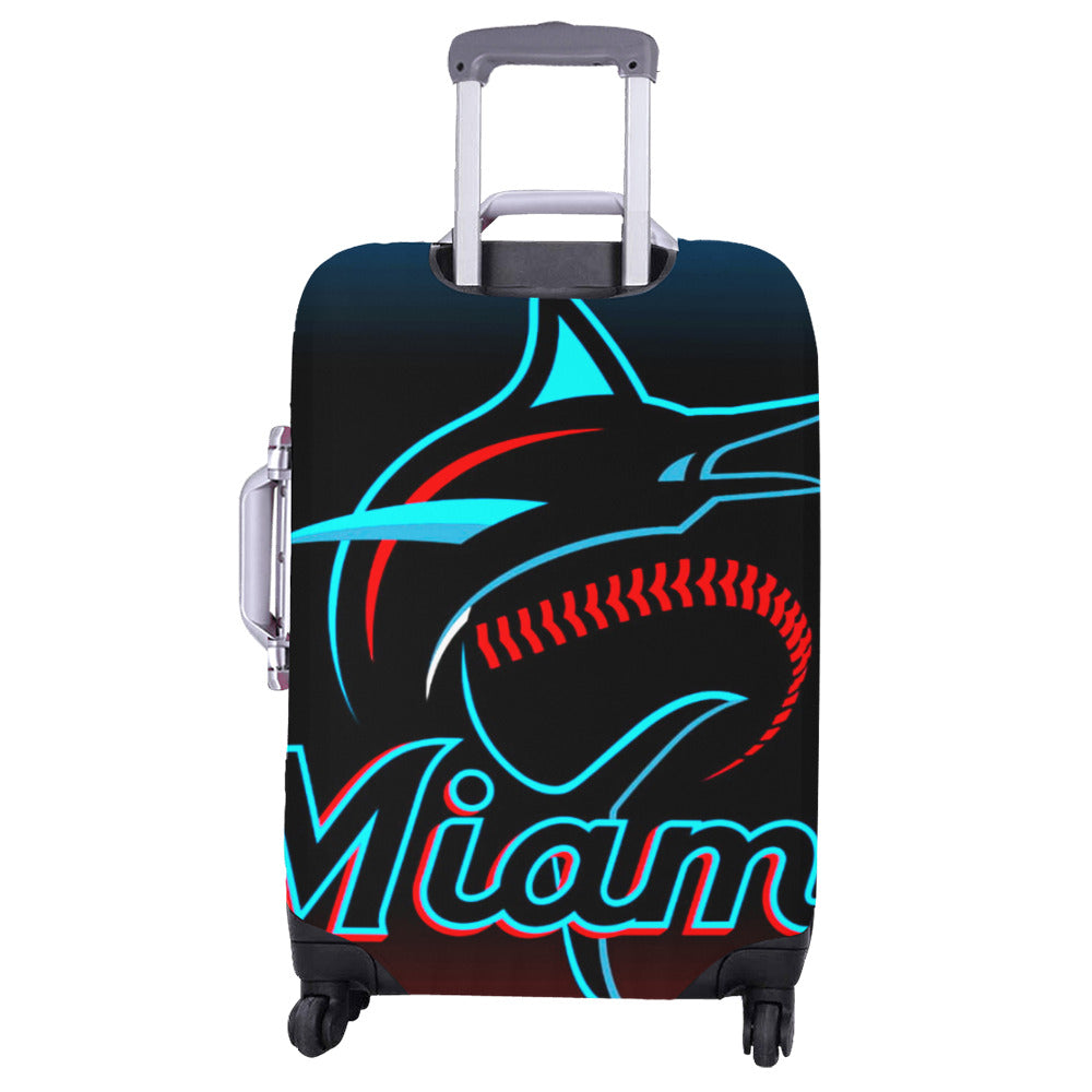 Miami Marlins Luggage Cover