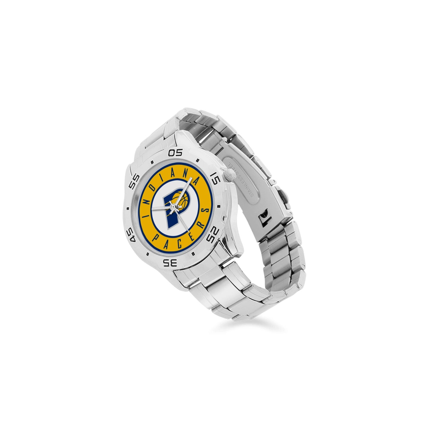 Indiana Pacers Men's Stainless Steel Analog Watch