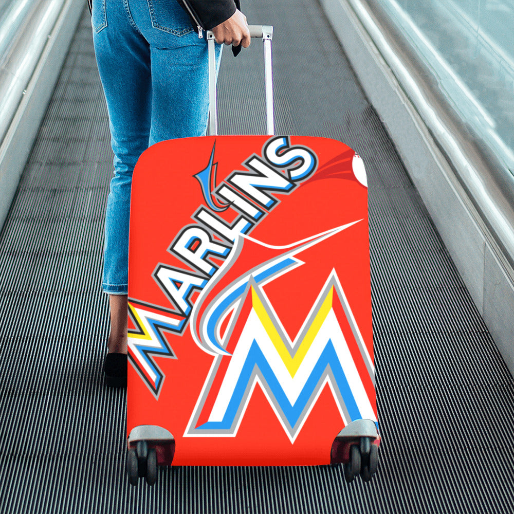 Miami Marlins Luggage Cover