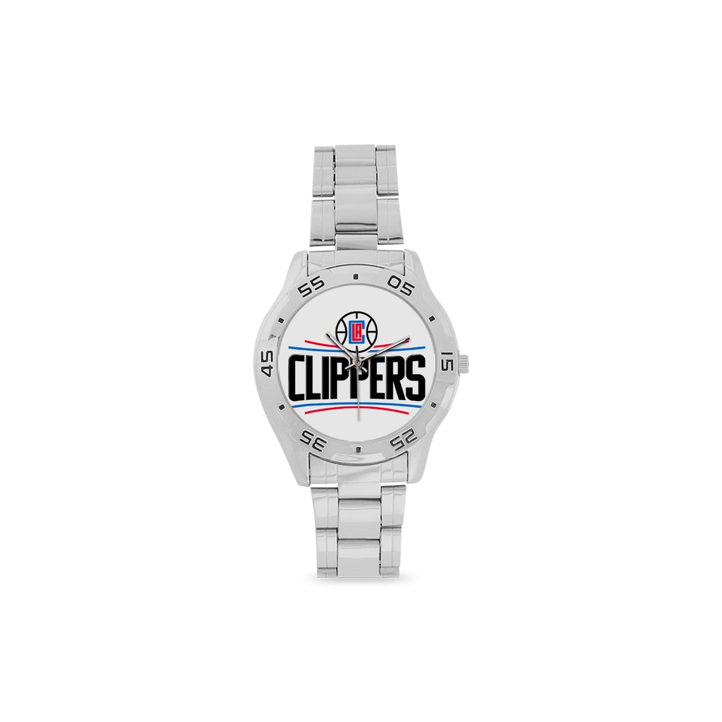 LA Clippers Men's Stainless Steel Analog Watch