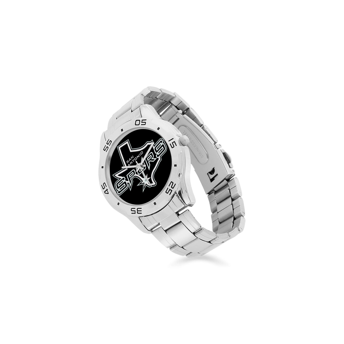 San Antonio Spurs Men's Stainless Steel Analog Watch