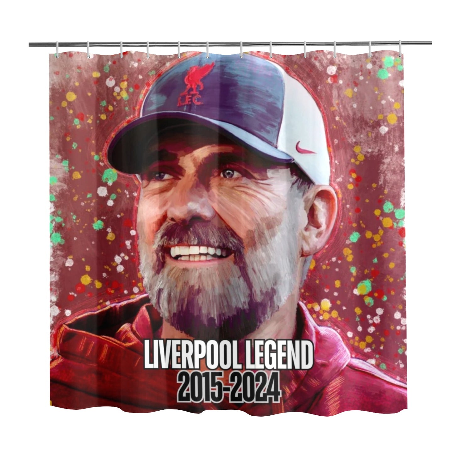 "KLOPP" THE MAN, THE LEGEND SHOWER CURTAIN