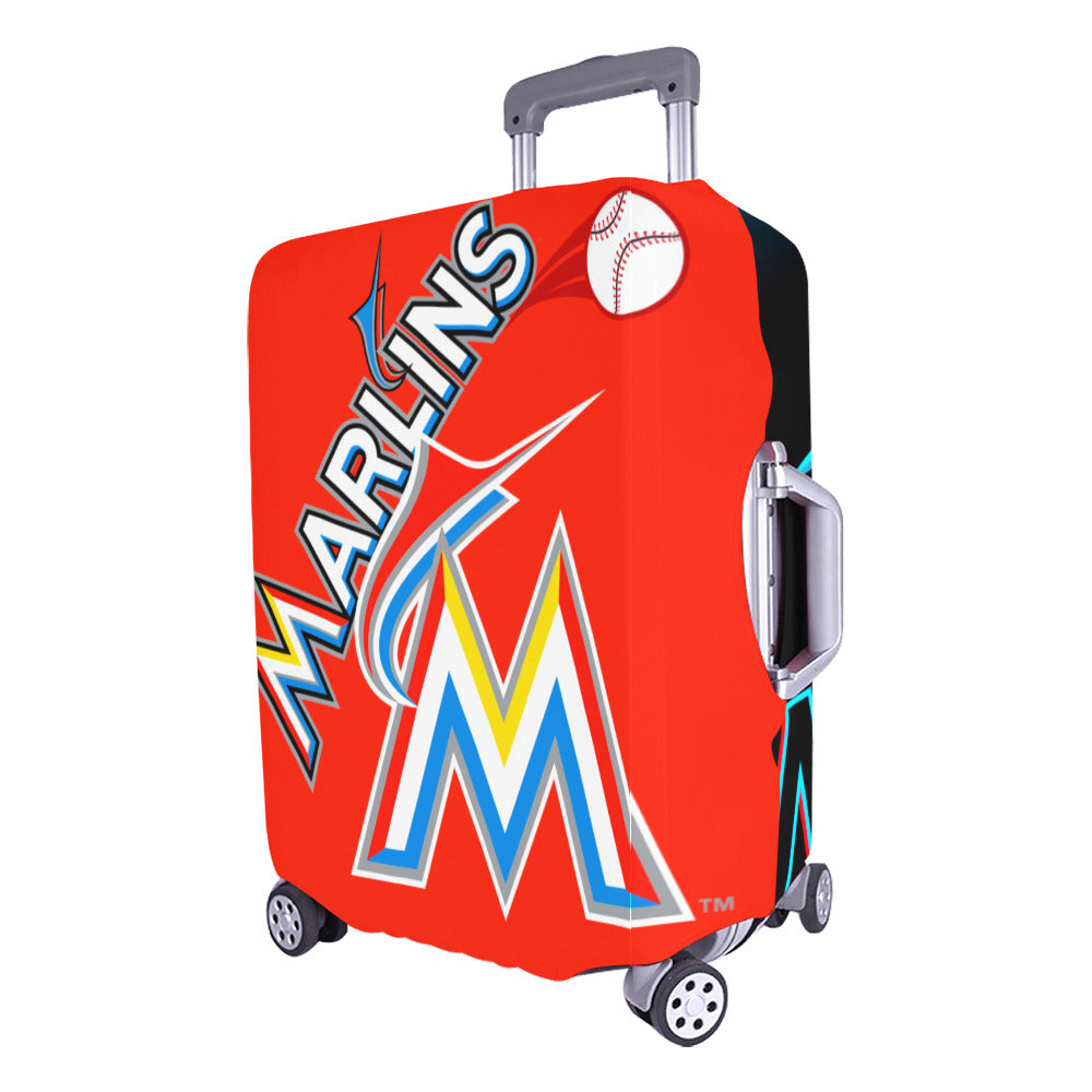 Miami Marlins Luggage Cover