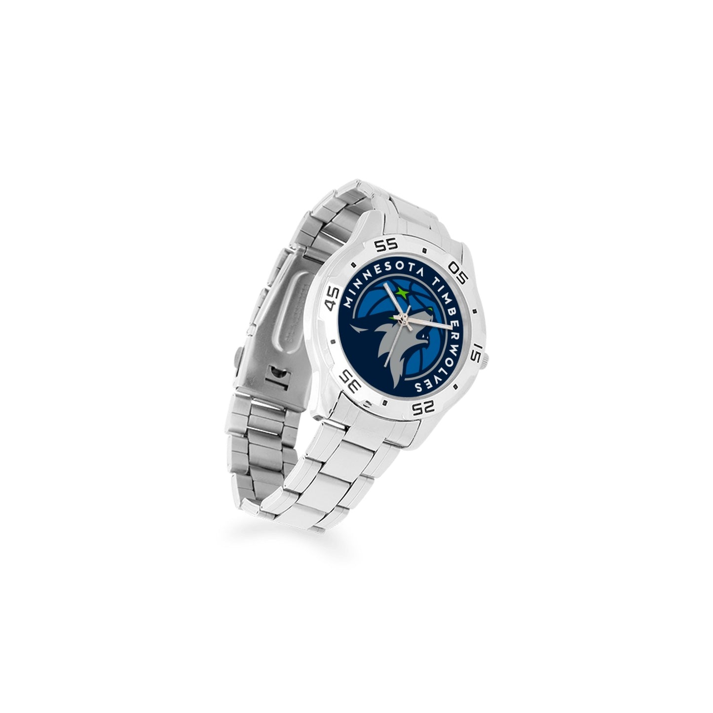 Minnesota Timberwolves Men's Stainless Steel Analog Watch