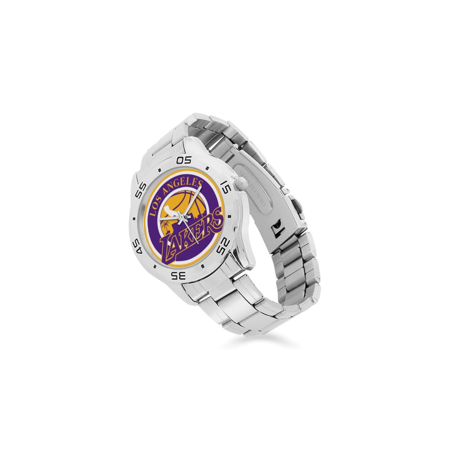 LA Lakers Men's Stainless Steel Analog Watch