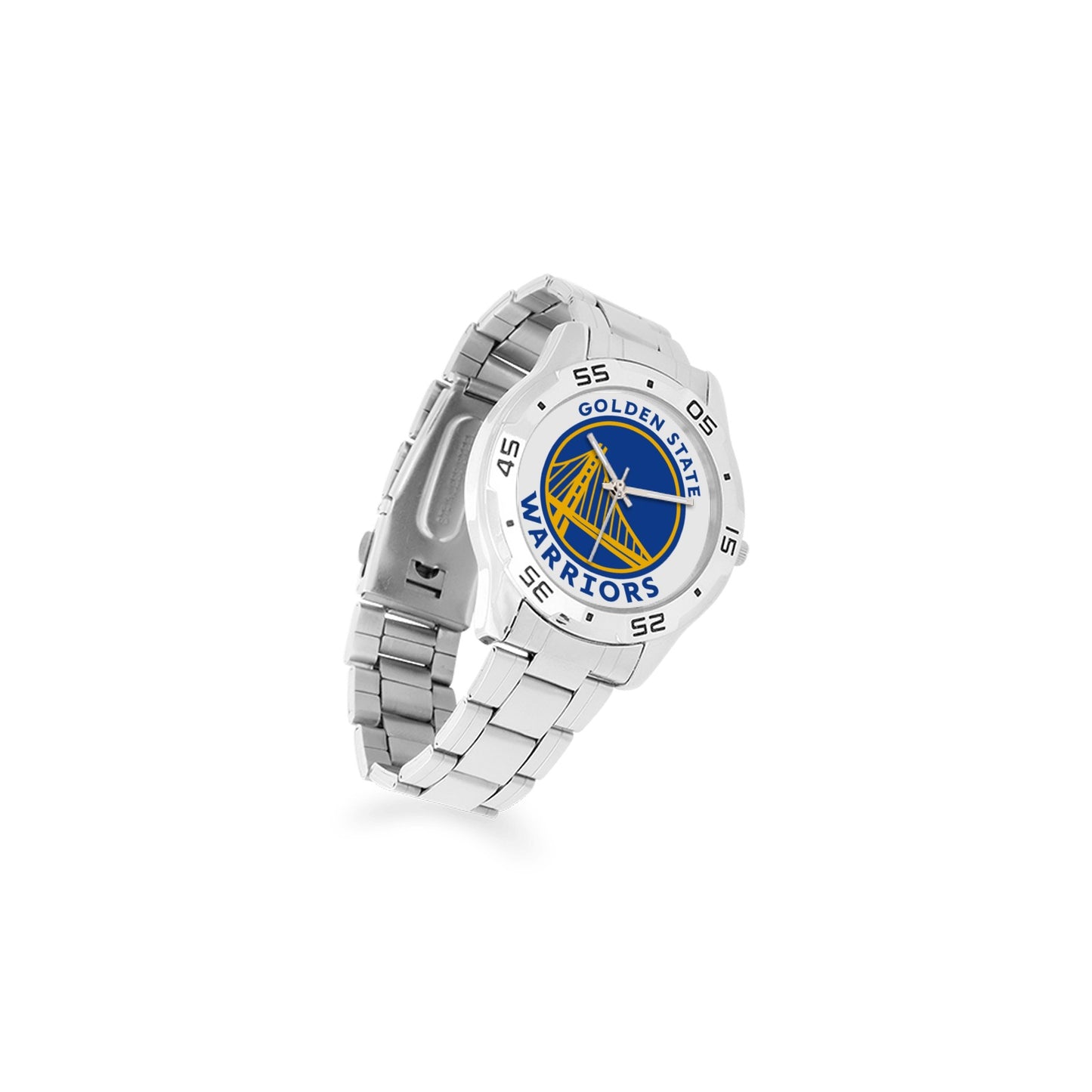 Golden State Warriors Men's Stainless Steel Analog Watch