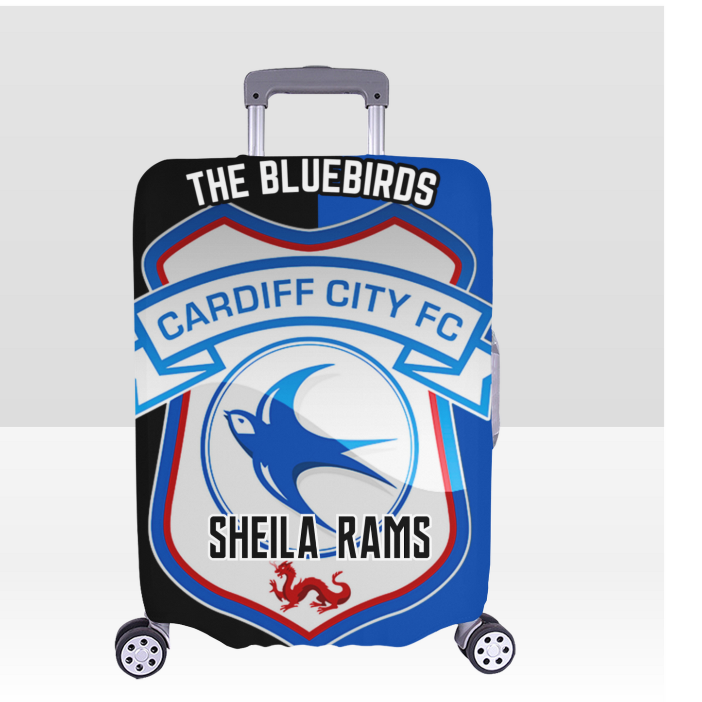 Cardiff City Luggage Cover