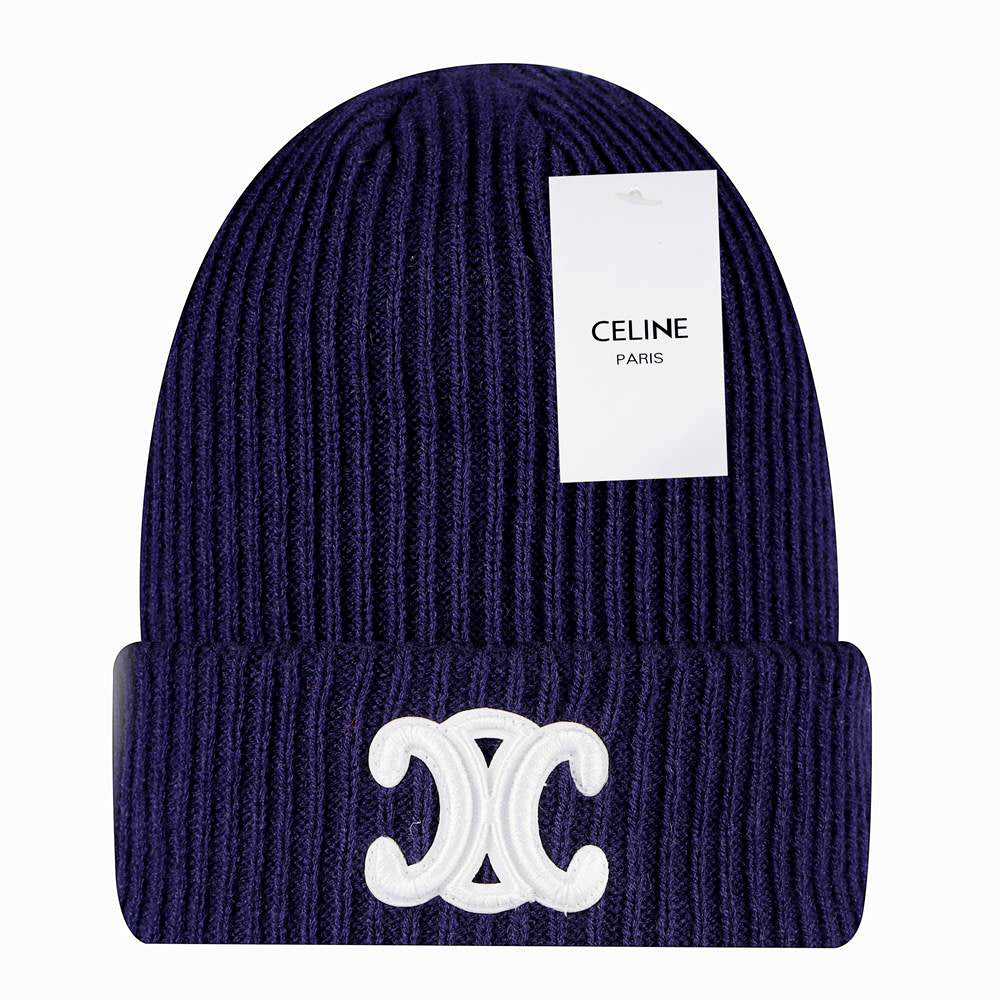 MENS CELINE PARIS BEANIE - 10 COLORS