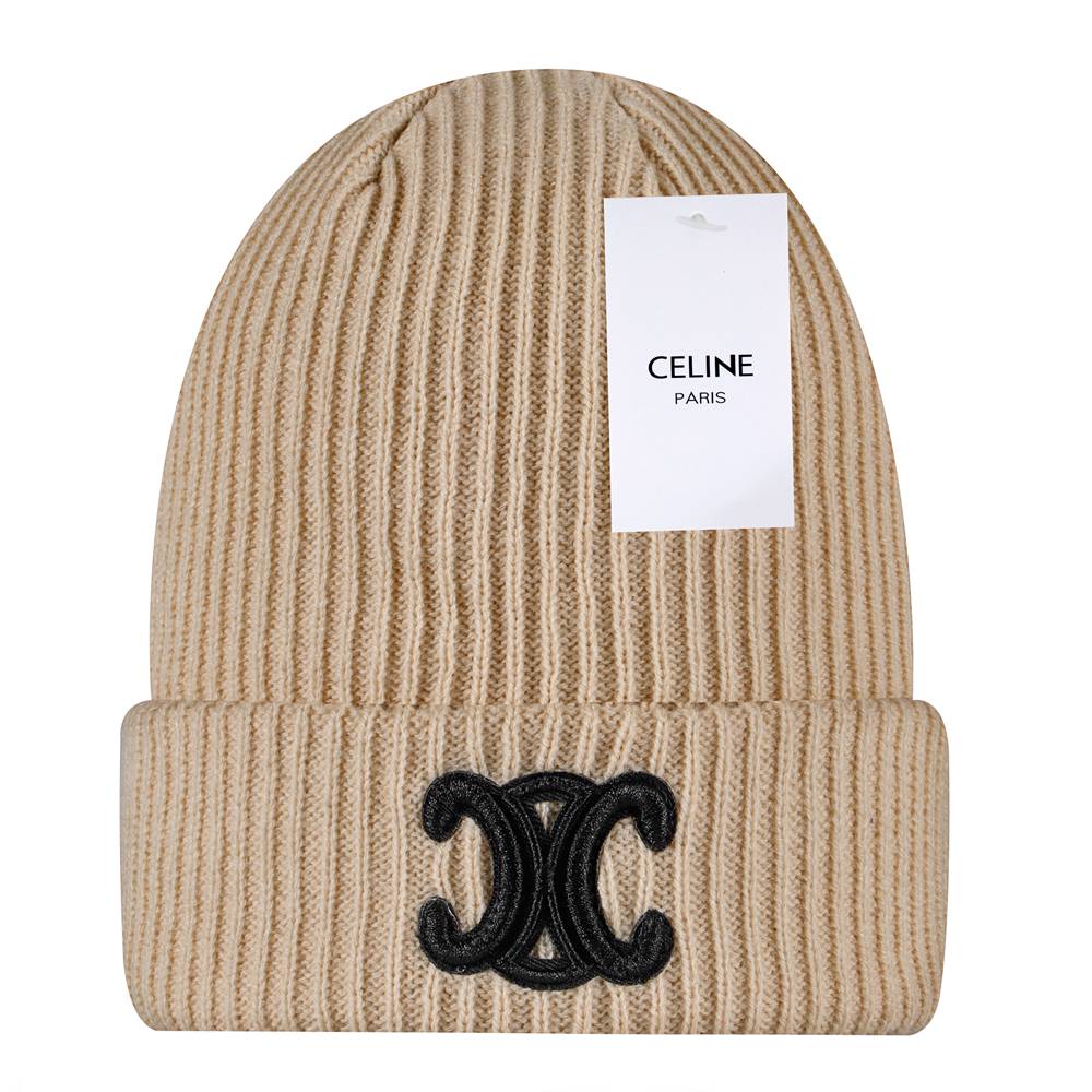 MENS CELINE PARIS BEANIE - 10 COLORS