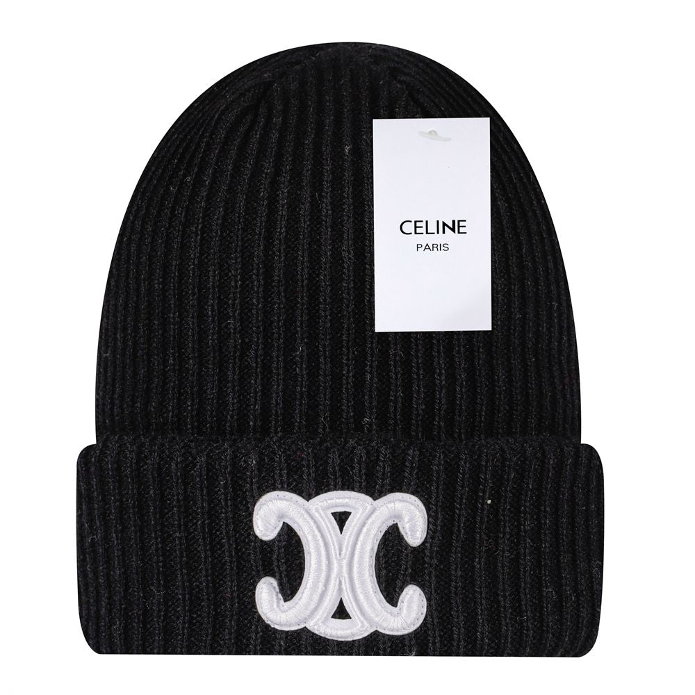 MENS CELINE PARIS BEANIE - 10 COLORS