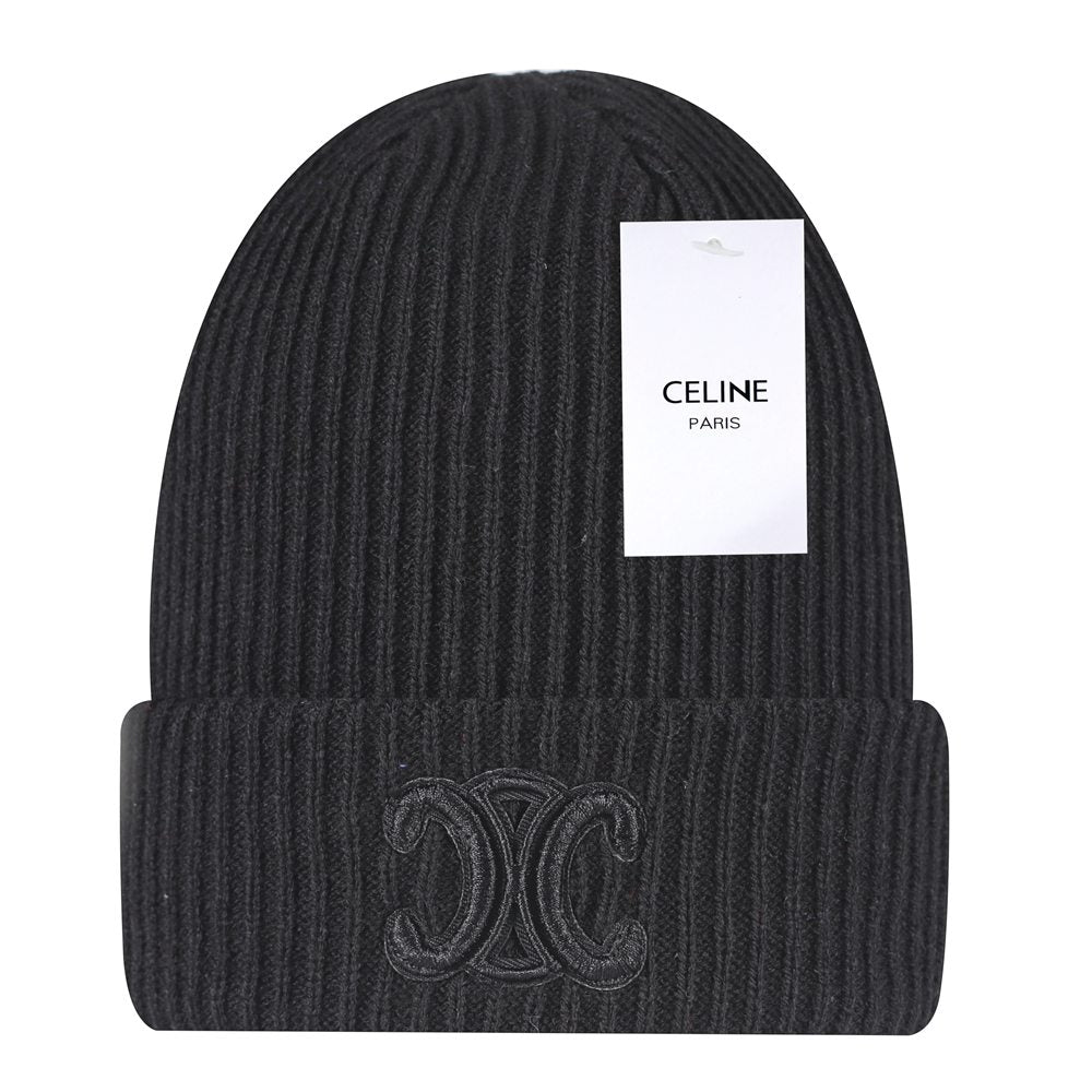 MENS CELINE PARIS BEANIE - 10 COLORS