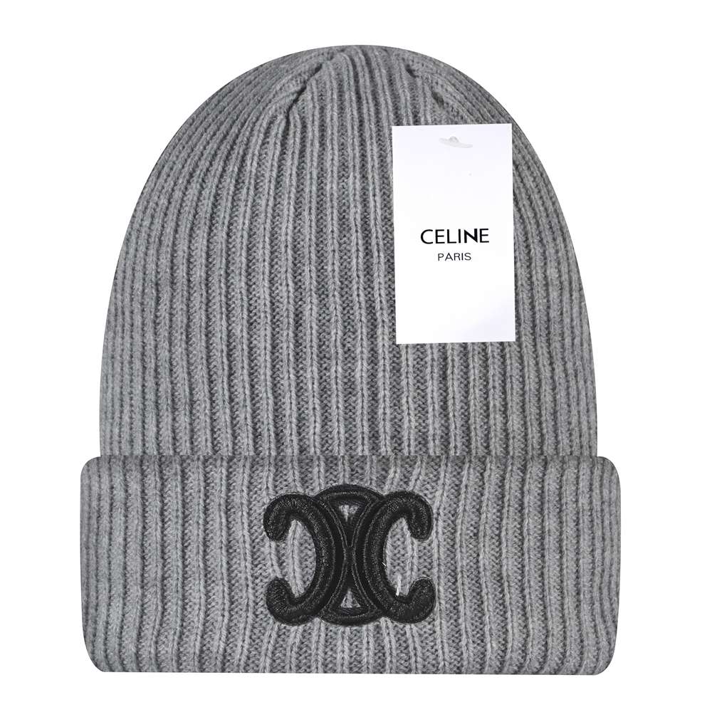 MENS CELINE PARIS BEANIE - 10 COLORS