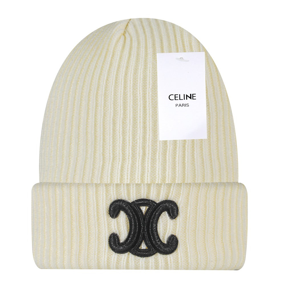 MENS CELINE PARIS BEANIE - 10 COLORS