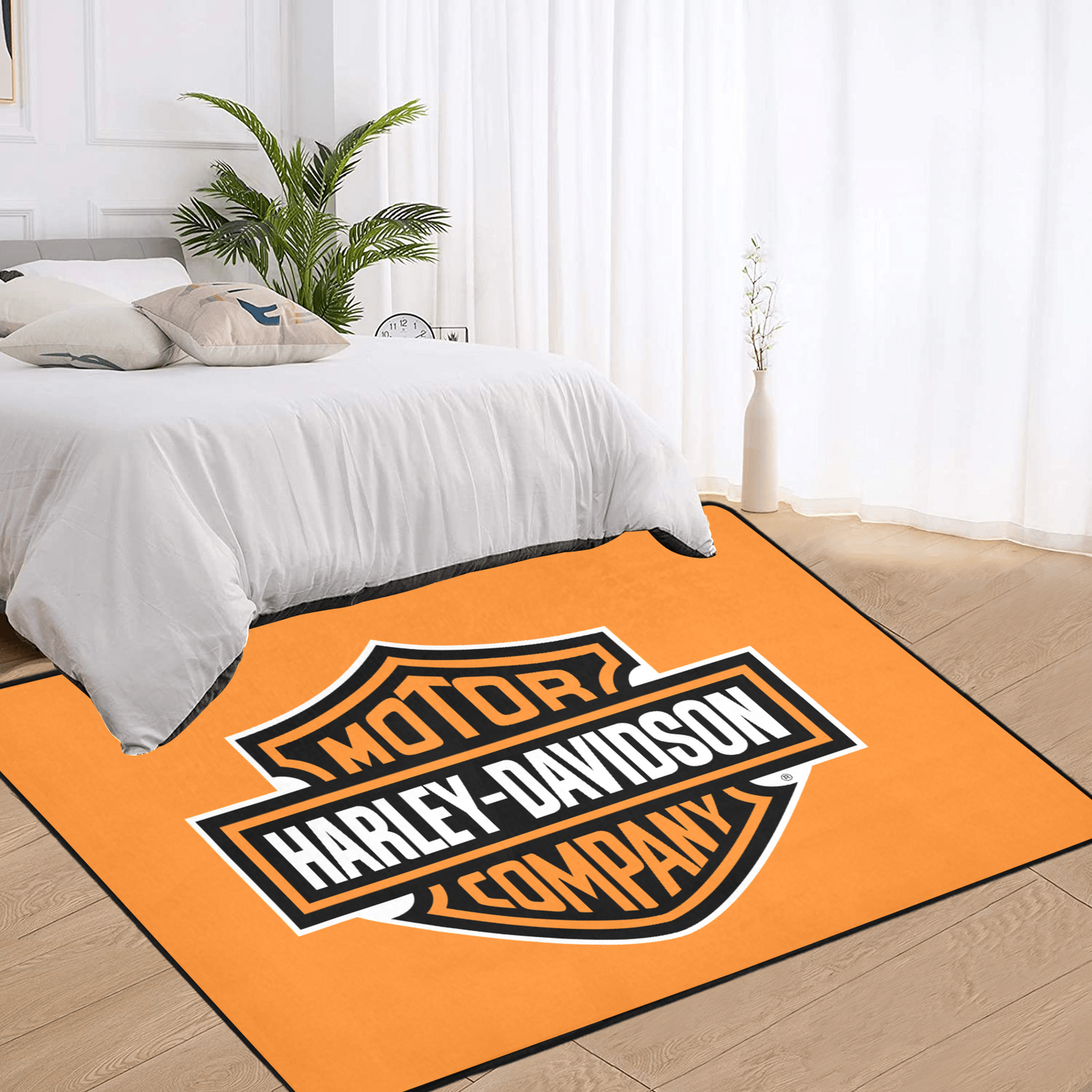 Harley Davidson Motorcycles Rug