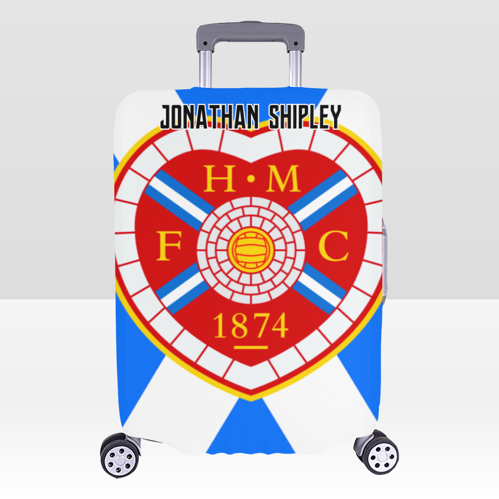 Hearts FC Luggage Cover