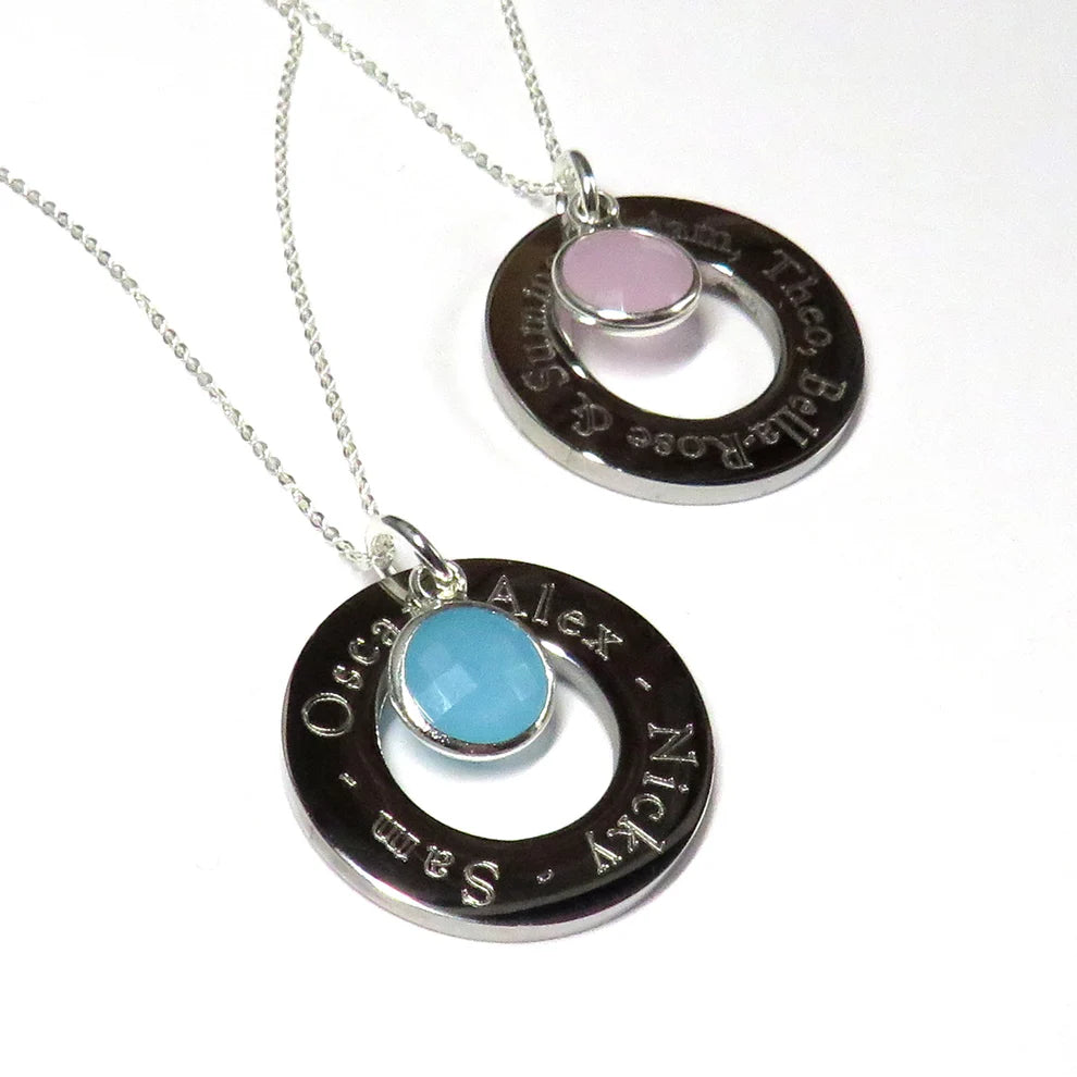 INFINITY BIRTHSTONE NECKLACE - PERSONALISED