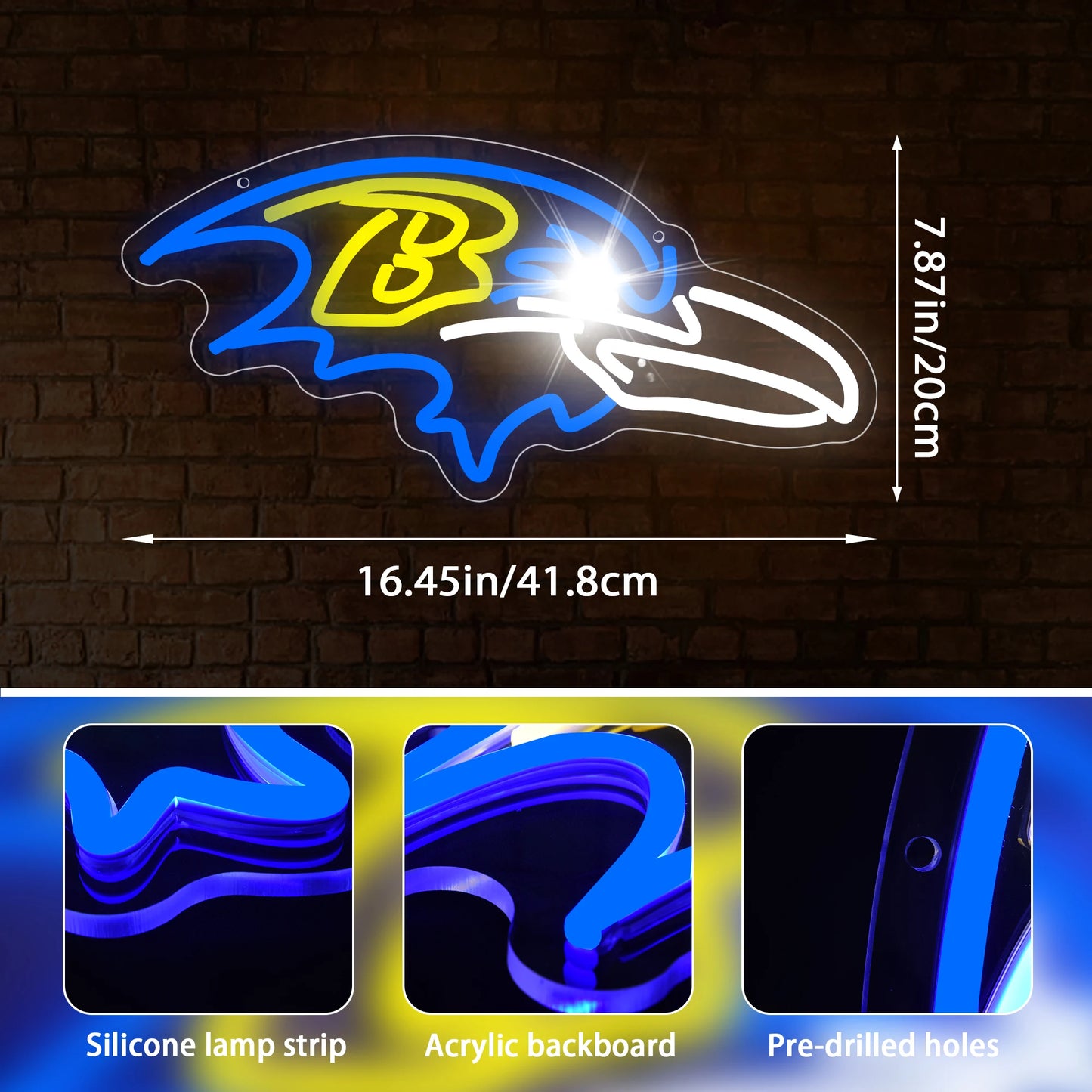 Football Team Neon Sign