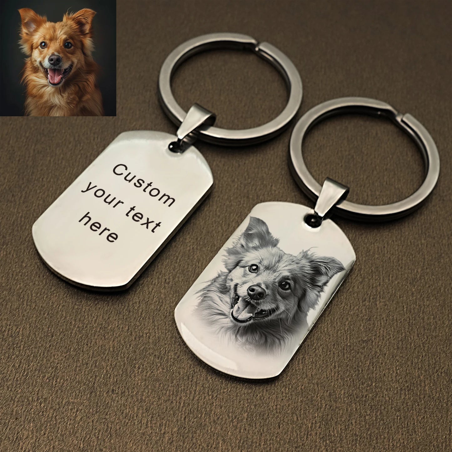 Personalised Photo Keychain