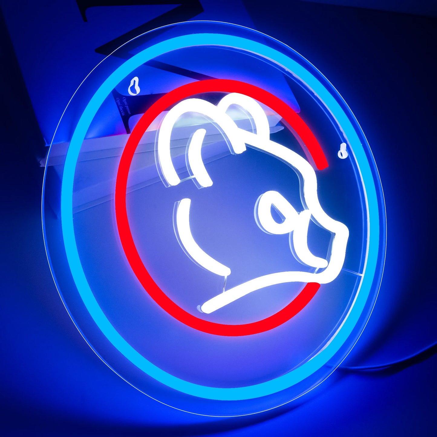 Cubs Baseball Neon Light