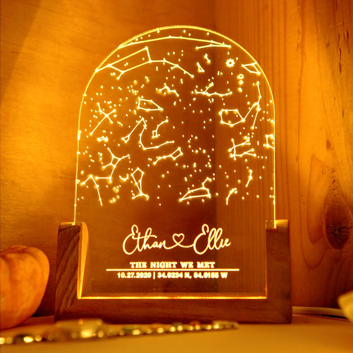 Personalised Constellation Chart Lamp