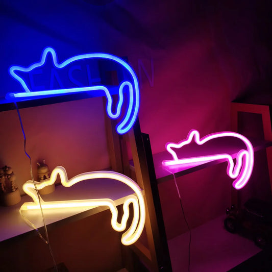 Neon Cat - Wall Decor Led Light