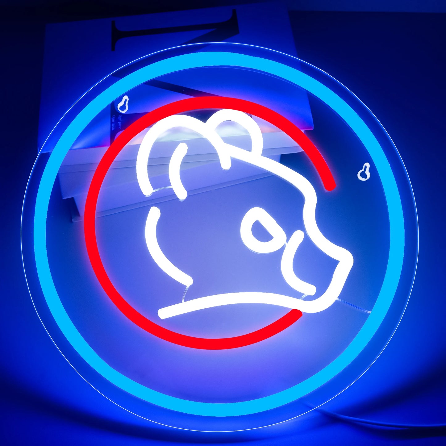 Cubs Baseball Neon Light