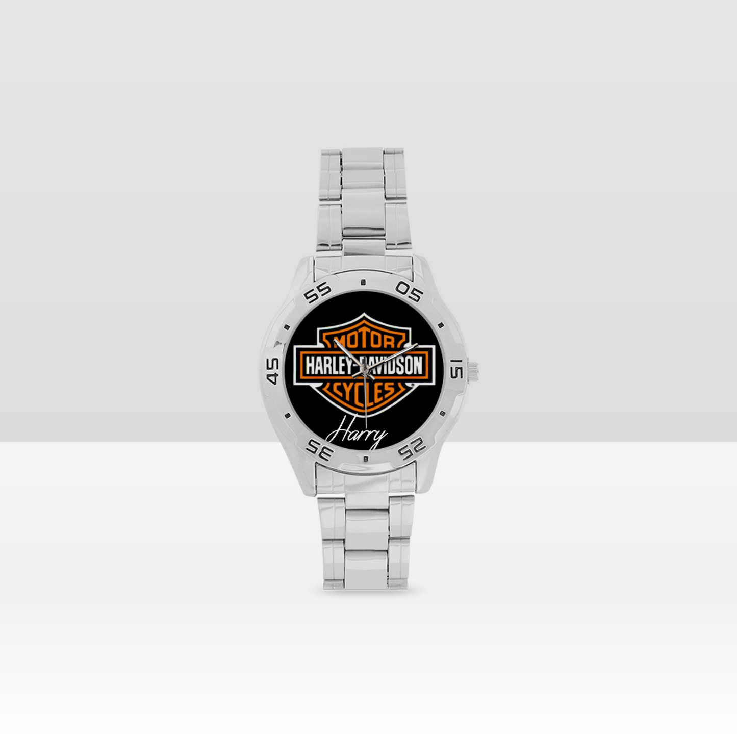 Harley Davidson Motorcycles Men's Stainless Steel Analog Watch