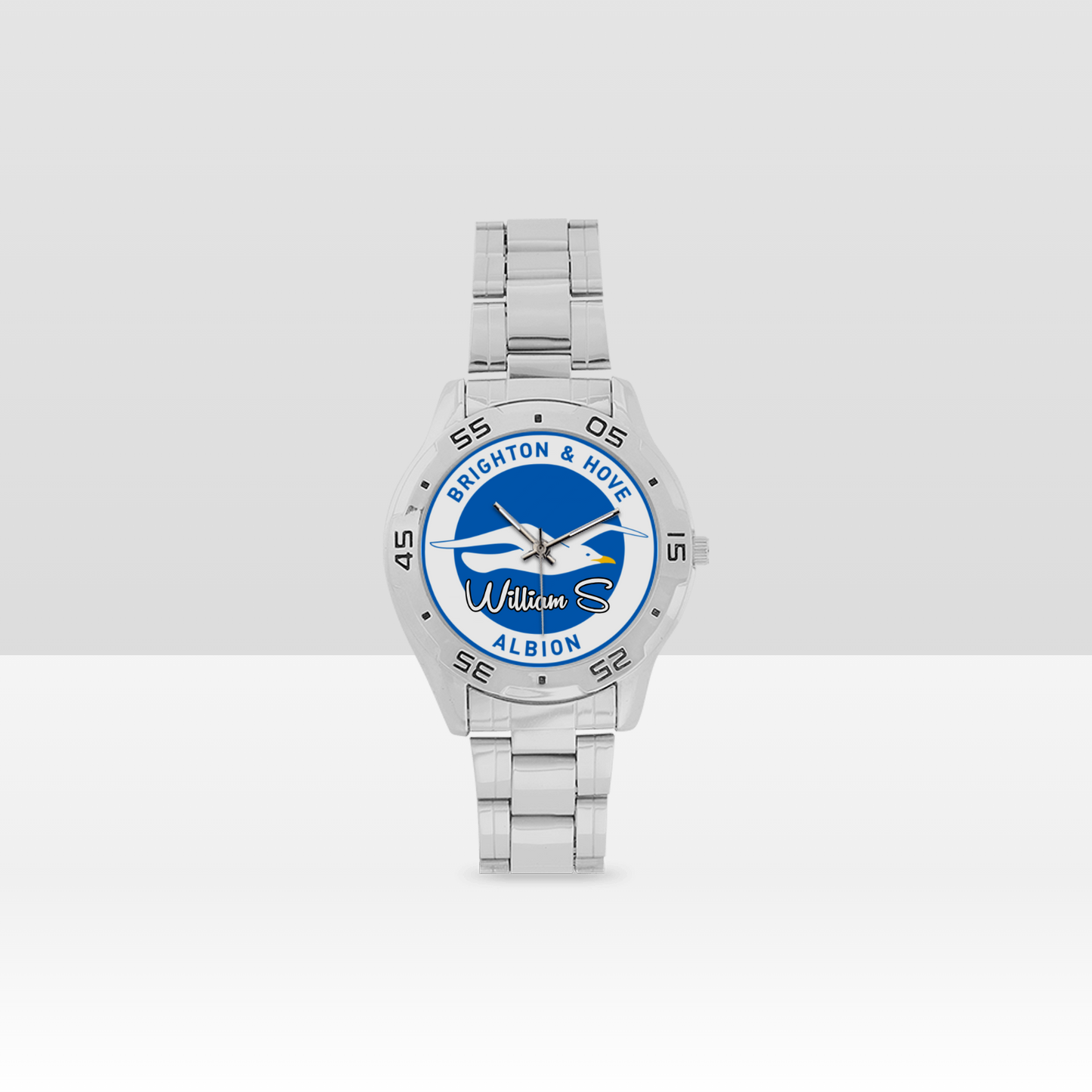 Brighton FC Men's Stainless Steel Analog Watch