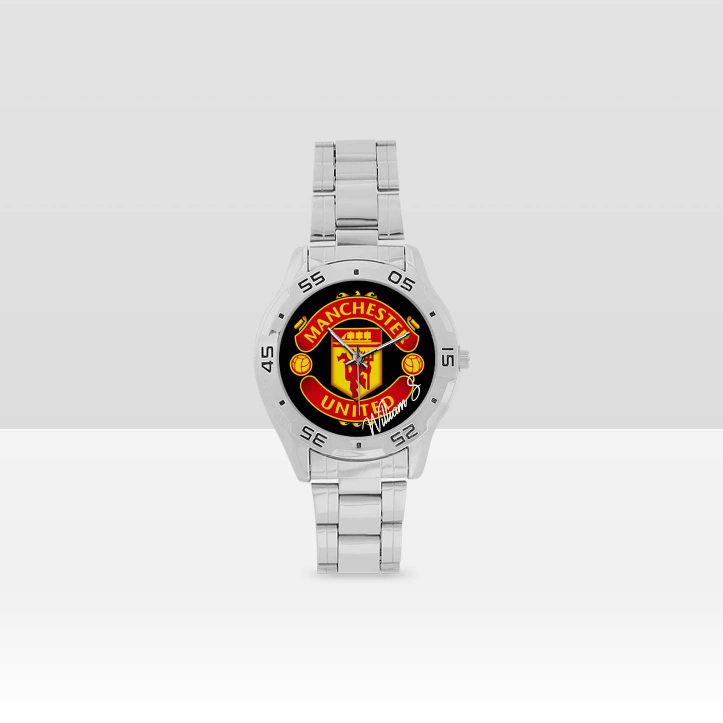 Manchester United Men's Stainless Steel Analog Watch