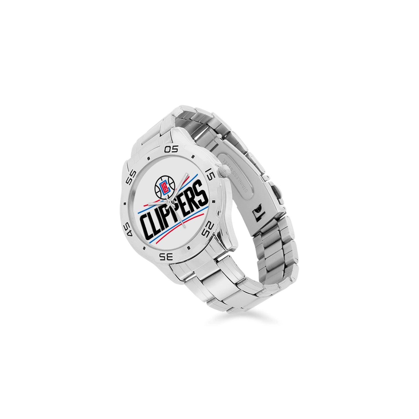 LA Clippers Men's Stainless Steel Analog Watch