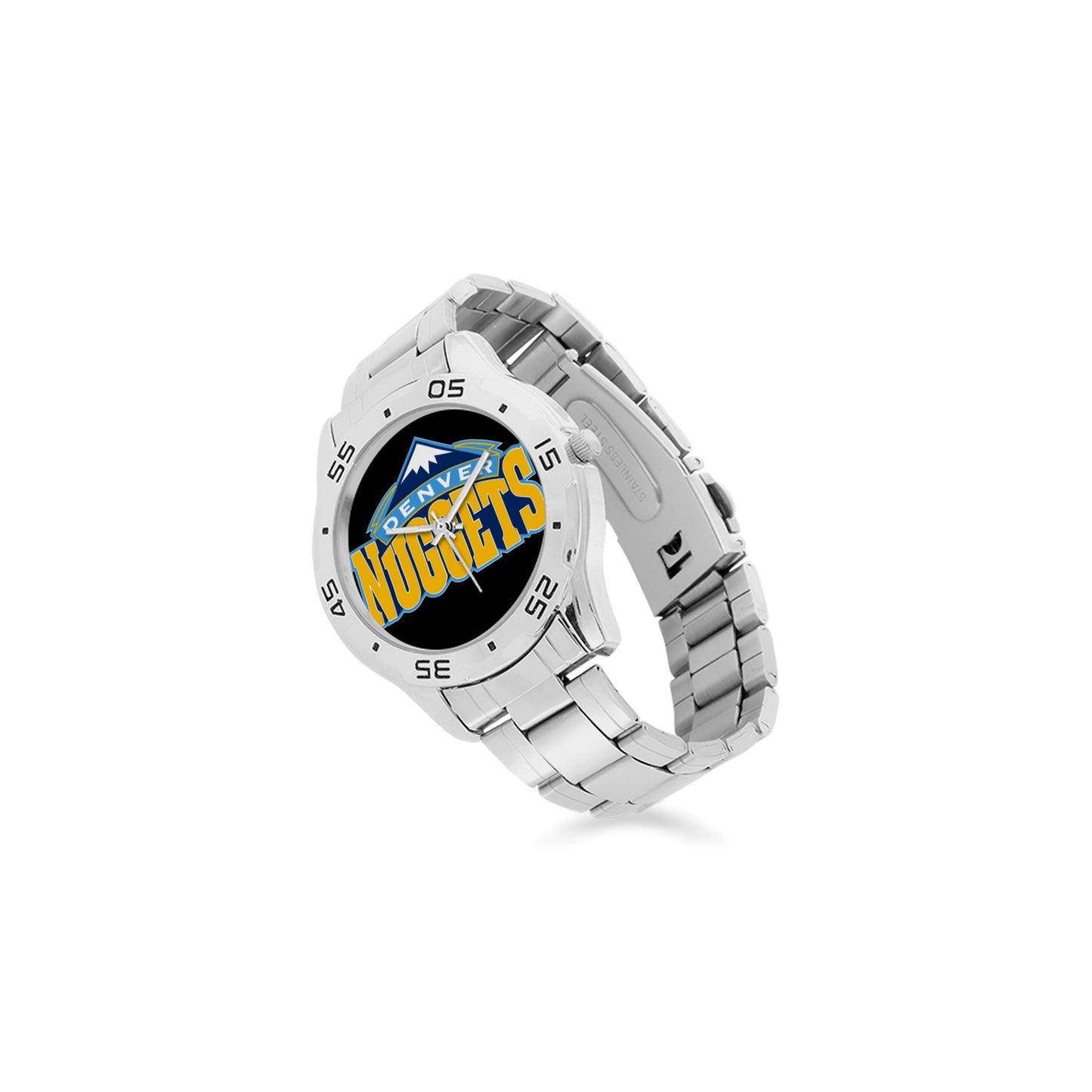 Denver Nuggets Men's Stainless Steel Analog Watch