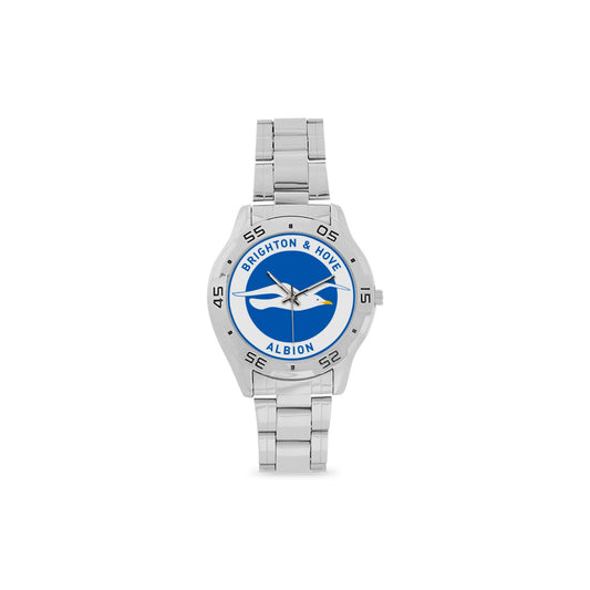 Brighton FC Men's Stainless Steel Analog Watch