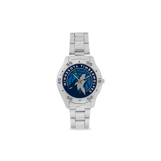 Minnesota Timberwolves Men's Stainless Steel Analog Watch