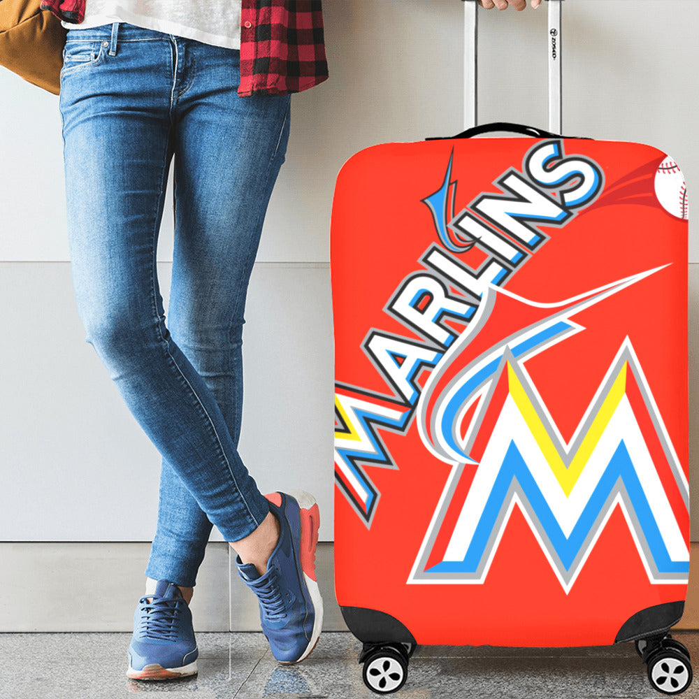 Miami Marlins Luggage Cover