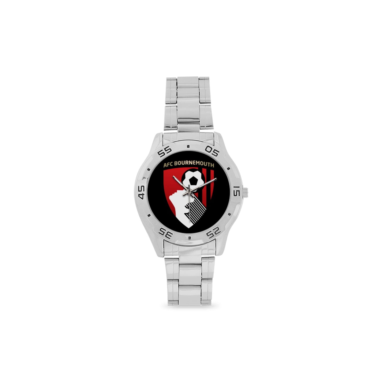 Bournemouth FC Men's Stainless Steel Analog Watch